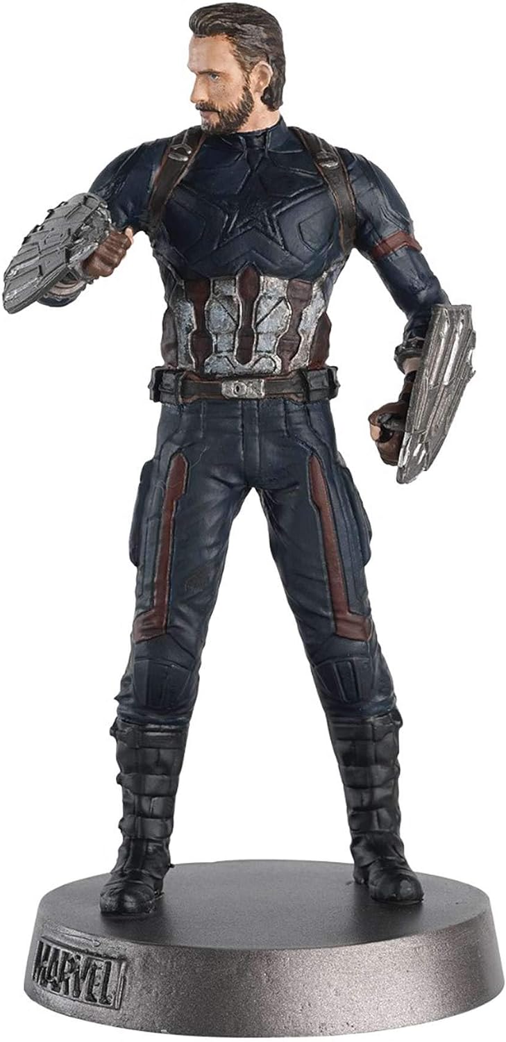 Hero Collector Marvel Heavyweights Collection | Captain America Heavyweight Metal Figurine 2 by Eaglemoss