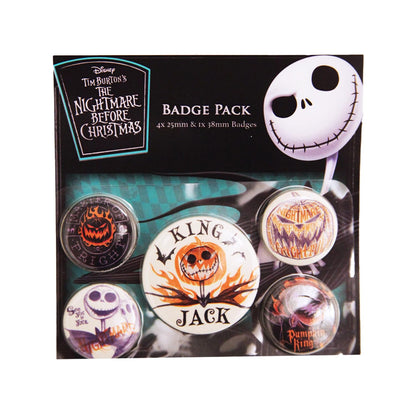 The Nightmare Before Christmas Badge Pack (Colourful Shadows