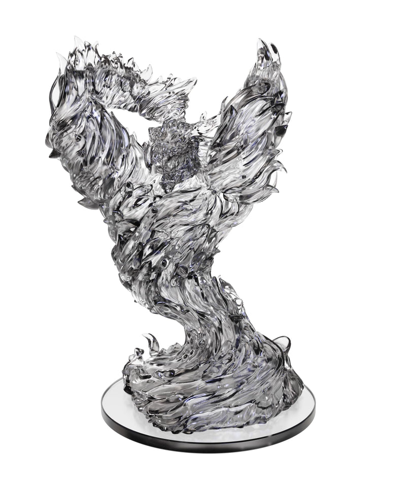 WizKids D&D Nolzur's Marvelous Miniatures: Animated Fire Breath Dungeons and Dragons Unpainted Miniatures, Silver