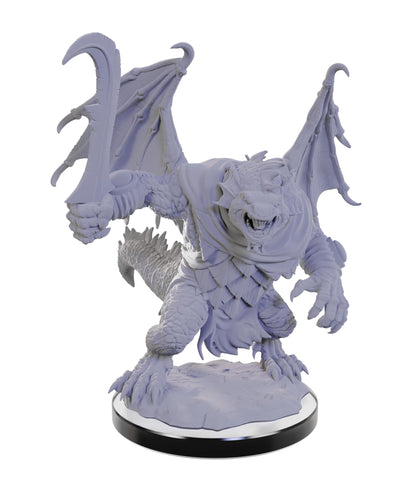 WizKids D&D Nolzur's Marvelous Miniatures: Draconian Foot Soldier & Mago Dungeons and Dragons Unpainted Miniatures