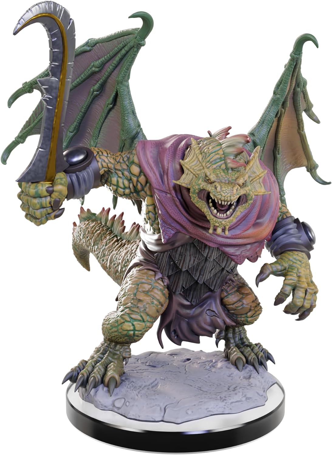 WizKids D&D Nolzur's Marvelous Miniatures: Draconian Foot Soldier & Mago Dungeons and Dragons Unpainted Miniatures