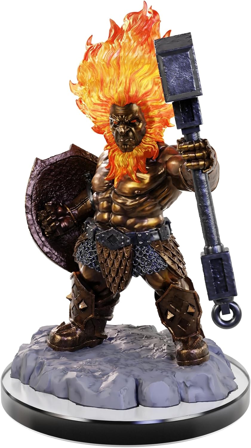 WizKids D&D Nolzur's Marvelous Miniatures: Azer Warriors Dungeons and Dragons Unpainted Miniatures