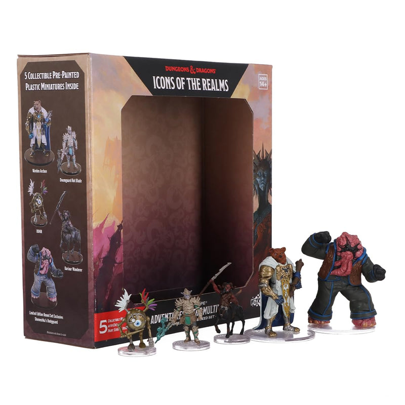 WizKids D&D Icons of The Realms: Planescape: Adventures in The Multiverse - Limited Edition Boxed Set Dungeons and Dragons Miniatures | Painted