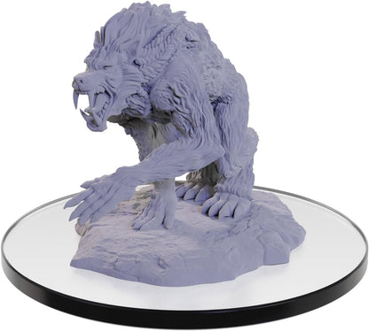 WizKids D&D Nolzur's Marvelous Miniatures: Loup Garou Dungeons and Dragons Unpainted Miniatures, Undefined
