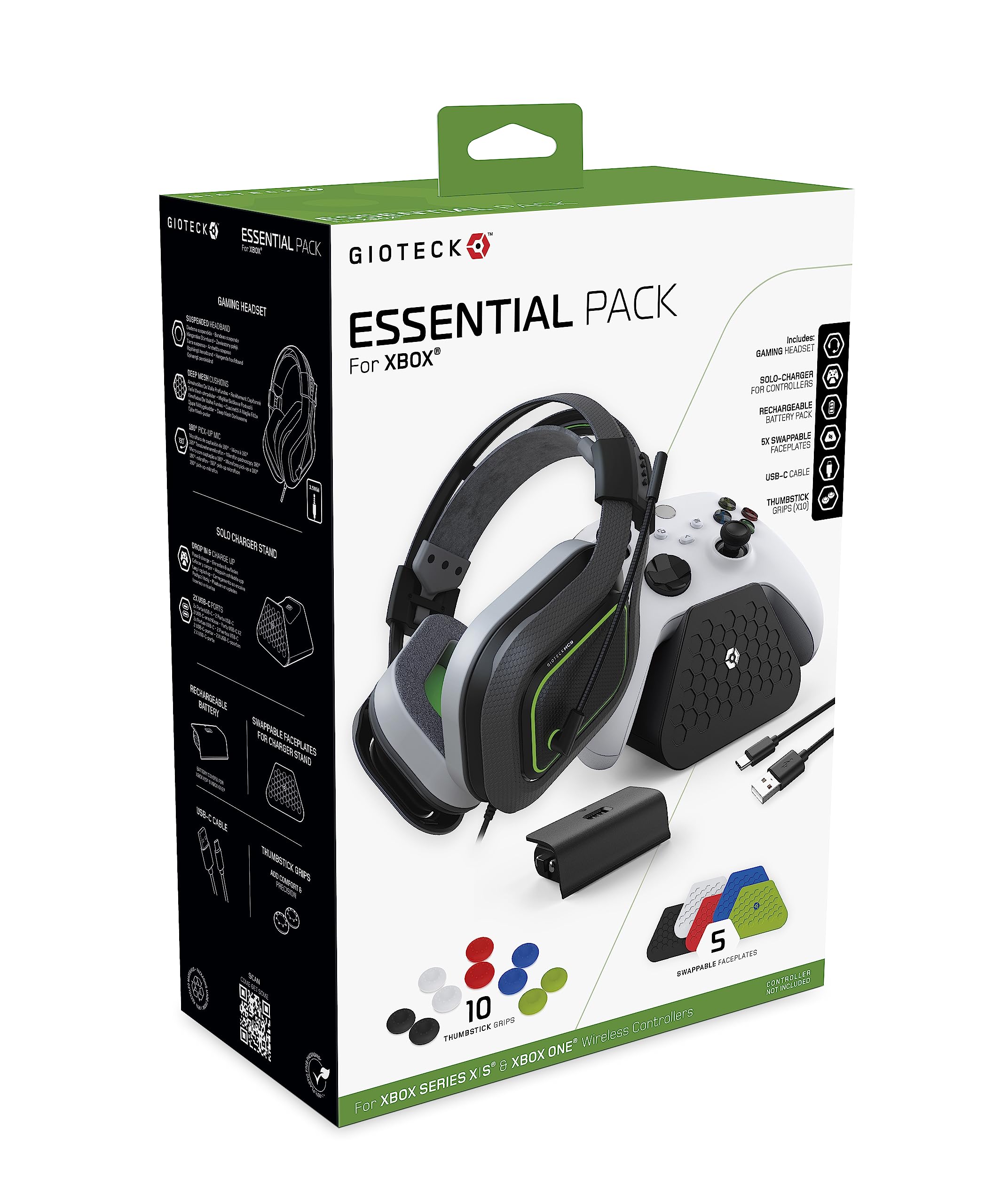 Freemode - Essential Pack For Wireless Controller Xbox One / Xbox Series X (5 Colours) Englisch