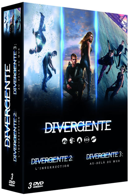 Coffret divergente : divergente ; divergente 2 - l'insurrection ; divergente 3 - au-delà du mur