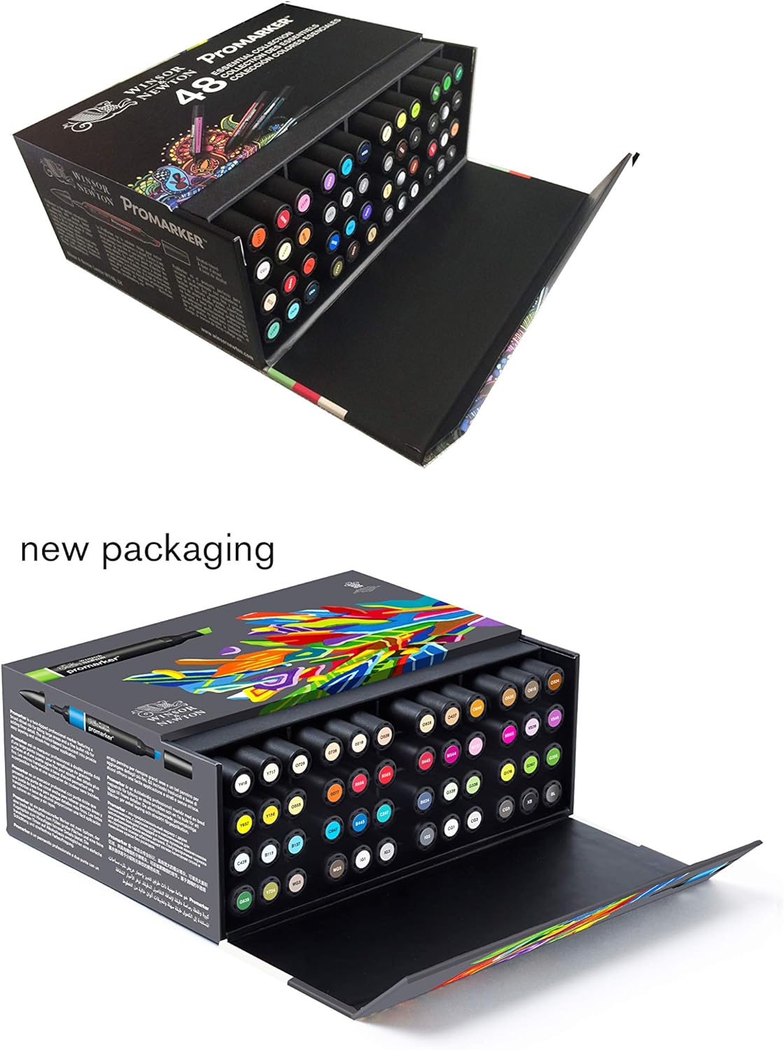 Winsor & Newton, Promarker, Essential Collection, Set of 48 , Alcohol Based Dual Tip Markers
