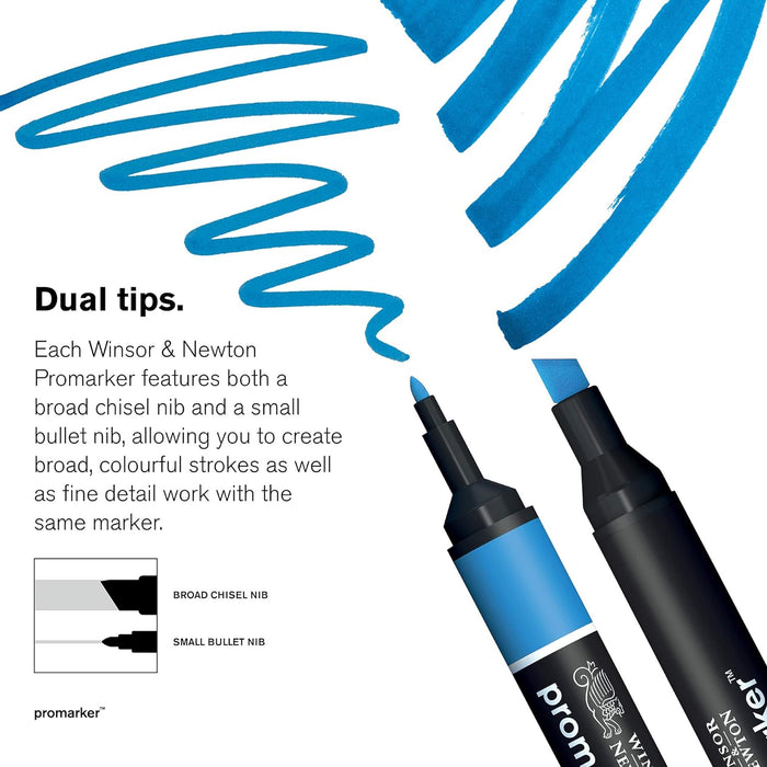 Winsor & Newton, Promarker, Essential Collection, Set of 48 , Alcohol Based Dual Tip Markers