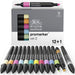 Winsor & Newton, Promarker, Essential Colours II, Set of 12+1 Blender, Alcohol Based Dual Tip Markers Essential Colours 2 12