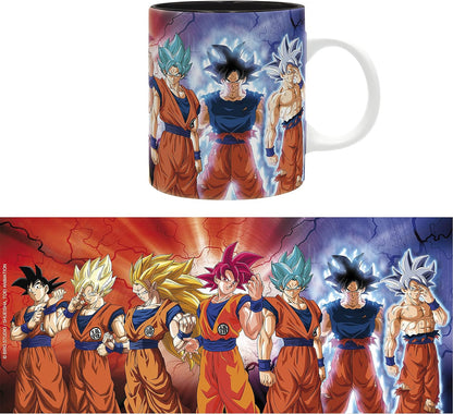 ABYSTYLE Dragon Ball Goku Transformations Mug