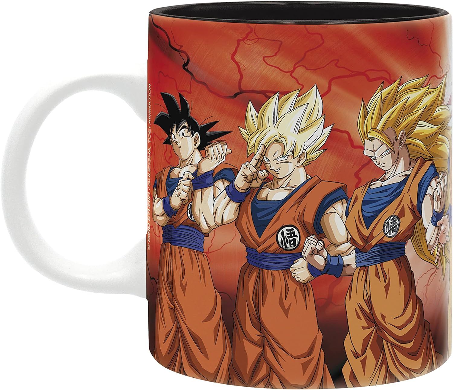 ABYSTYLE Dragon Ball Goku Transformations Mug