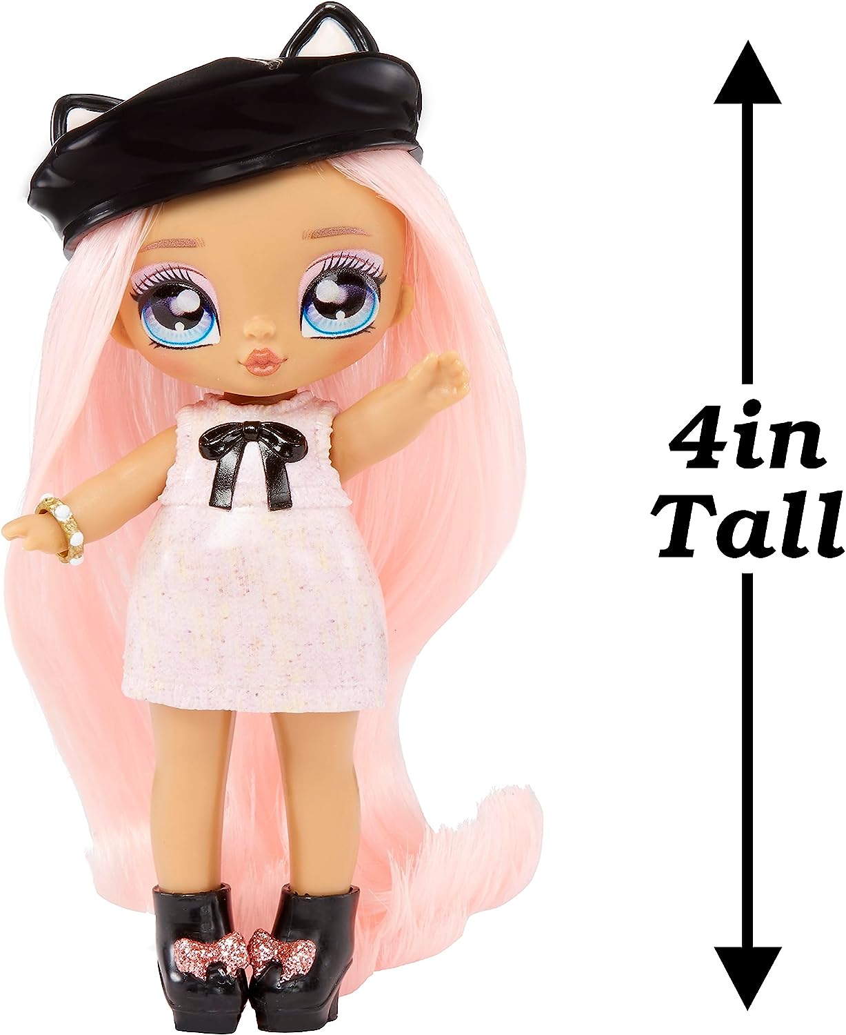 Na Na Na Surprise Minis Series 2 - 10 cm Fashion Doll - Mystery Packaging with Confetti Surprise - Includes Poseable Doll, Outfit and Shoes - Great Toy Gift for Kids - For Girls and Boys Ages 4+