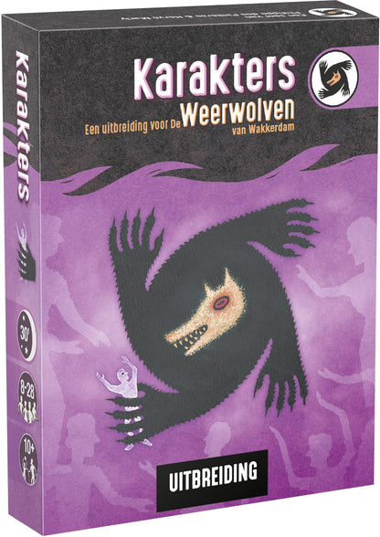 Asmodee - De Weerwolven van Wakkerdam - Karakters Kaartspel Uitbreiding