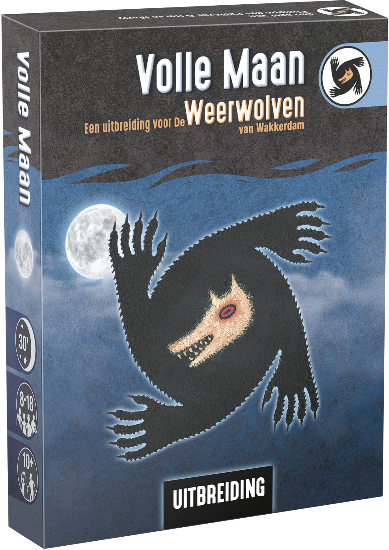 Asmodee - De Weerwolven van Wakkerdam - Volle Maan Kaartspel Uitbreiding