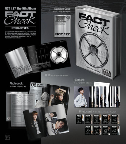 NCT 127 the 5th Album 'Fact Check' (Storage Ver.)