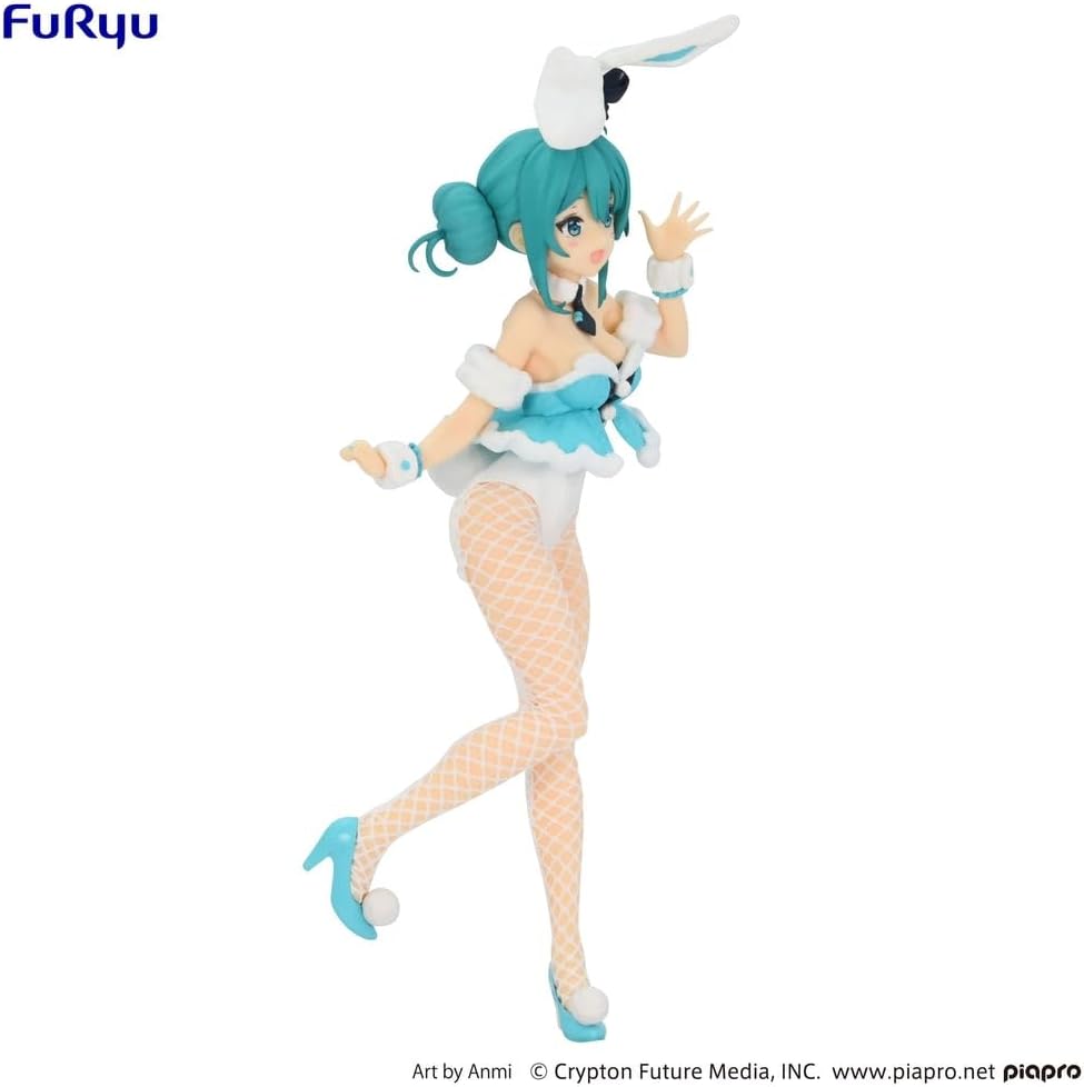 Furyu - Hatsune Miku - BiCute Bunnies - White Rabbit Statue