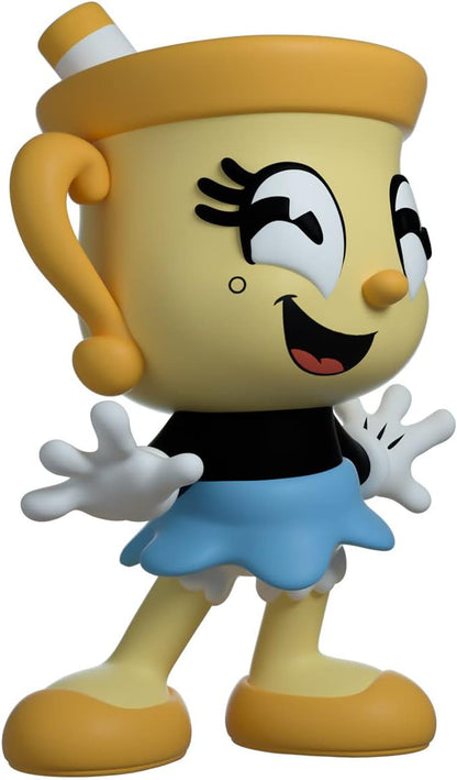 Youtooz Cuphead Ms. Chalice Figure, 4.5" Inch Cuphead Youtooz Figure - Vinyl Figure of Ms Chalice from Youtooz Cuphead Collection Ms.Chalice