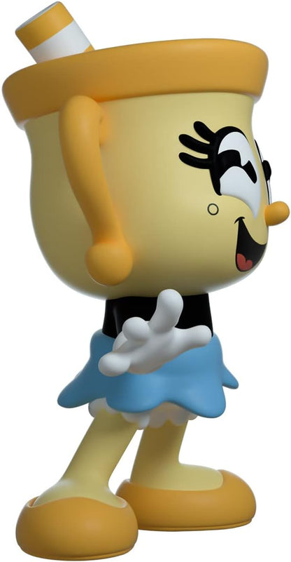 Youtooz Cuphead Ms. Chalice Figure, 4.5" Inch Cuphead Youtooz Figure - Vinyl Figure of Ms Chalice from Youtooz Cuphead Collection Ms.Chalice