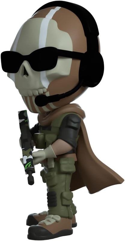 Youtooz Ghost 4.6" Vinyl Figure, Official Licensed Collectible Ghost from Call of Duty: Modern Warfare 2 Video Game Figure, by Youtooz Modern Warefare 2 Collection