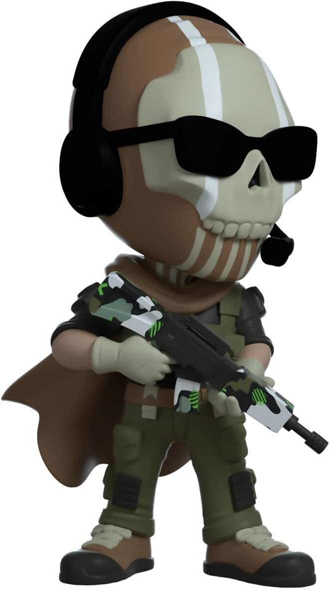 Youtooz Ghost 4.6" Vinyl Figure, Official Licensed Collectible Ghost from Call of Duty: Modern Warfare 2 Video Game Figure, by Youtooz Modern Warefare 2 Collection