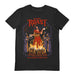 STEVEN RHODES (DARK ROAST) BLACK UNISEX T-SHIRT