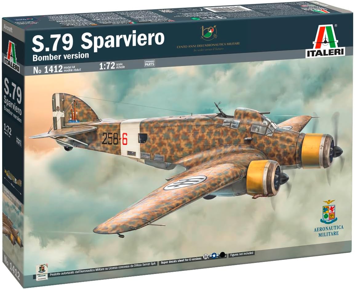 Italeri 1:72 - SM.79 Savoia Marchetti