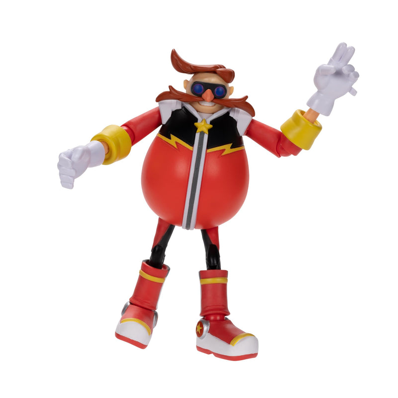 Sonic Prime – Action figure articolata e alta 13 cm di Mr. Eggman, con oltre 12 punti di articolazione ed estremamente dettagliata. Direttamente dalla serie Netflix! Per bambini e collezionisti