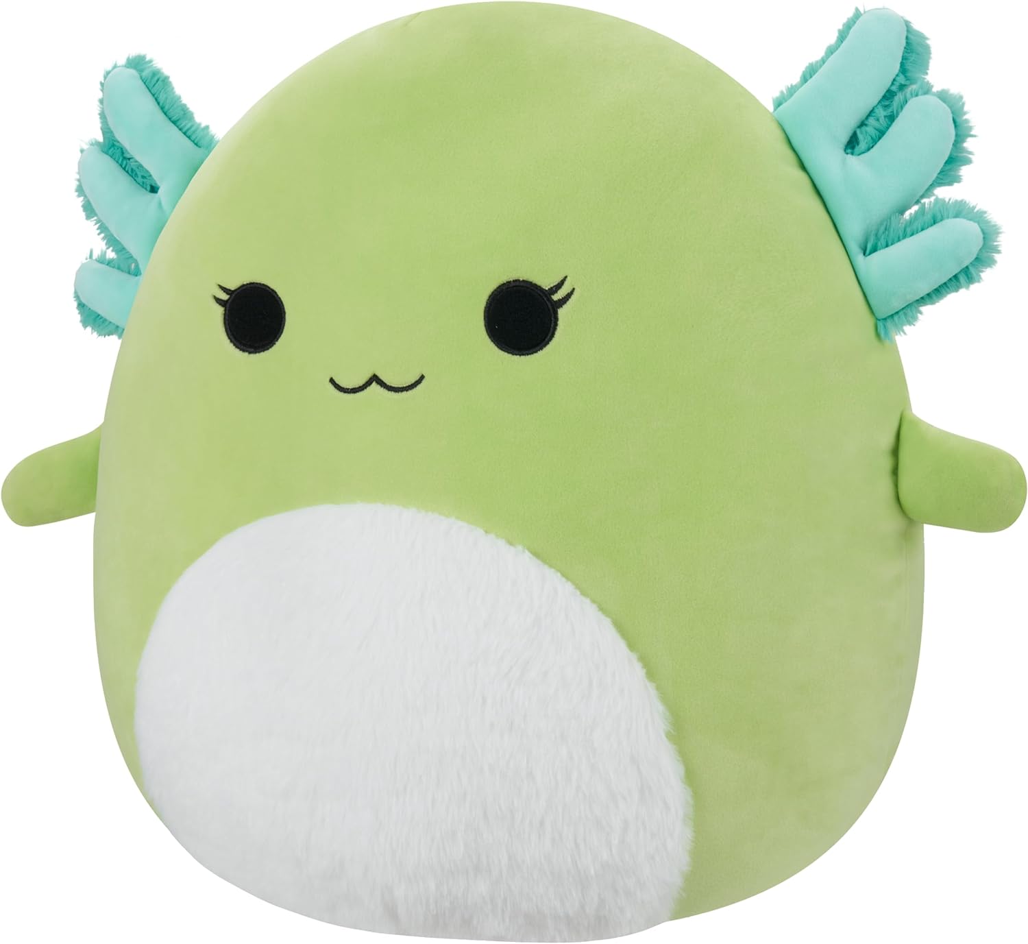 Squishmallows SQCR04222 20" Mipsy The Green Axolotl, Black