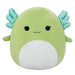 Squishmallows SQCR04222 20" Mipsy The Green Axolotl, Black