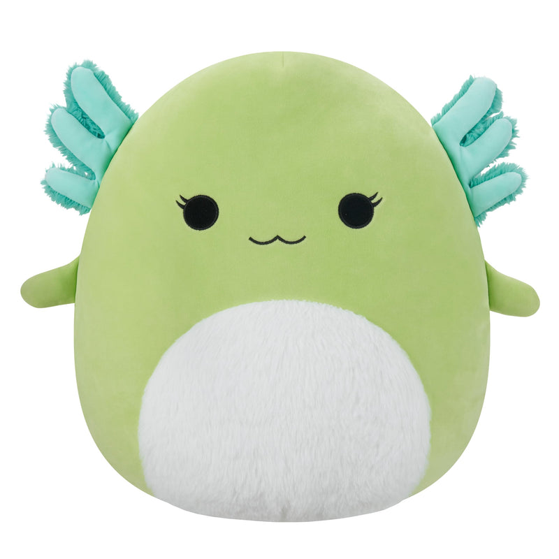 Squishmallows SQCR04222 20" Mipsy The Green Axolotl, Black