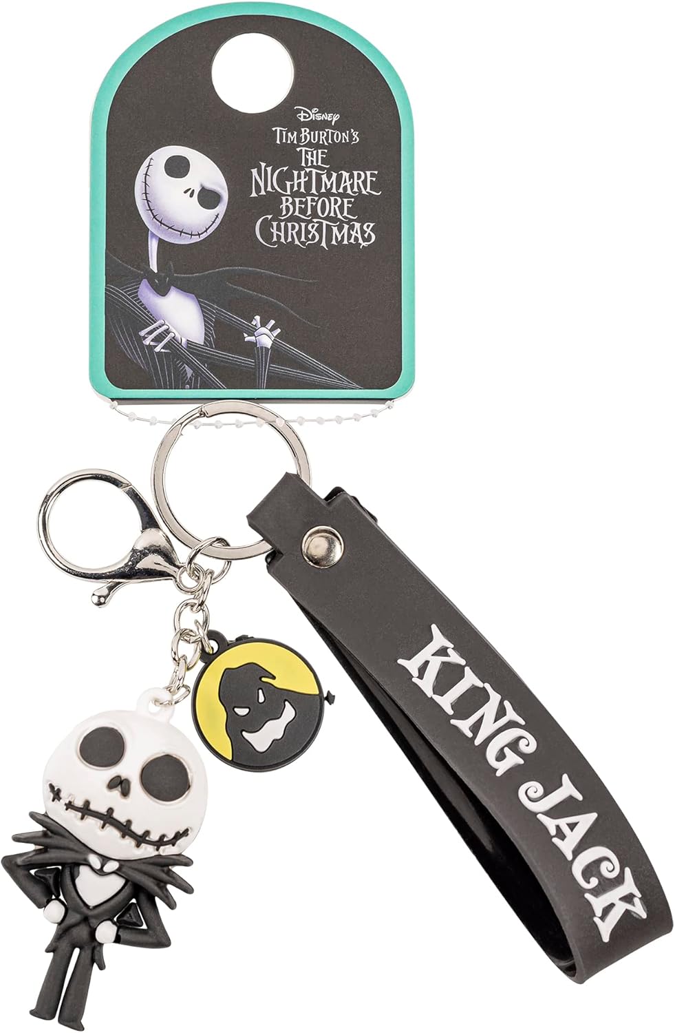 Disney The Nightmare Before Christmas Black and White 3D Keychain