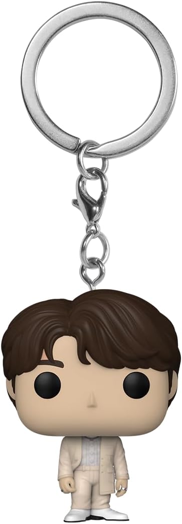 Funko Pop! Keychain: BTS - Jin Novelty Keyring - Collectable Mini Figure - Stocking Filler - Gift Idea - Official Merchandise - Music Fans - Backpack Decor
