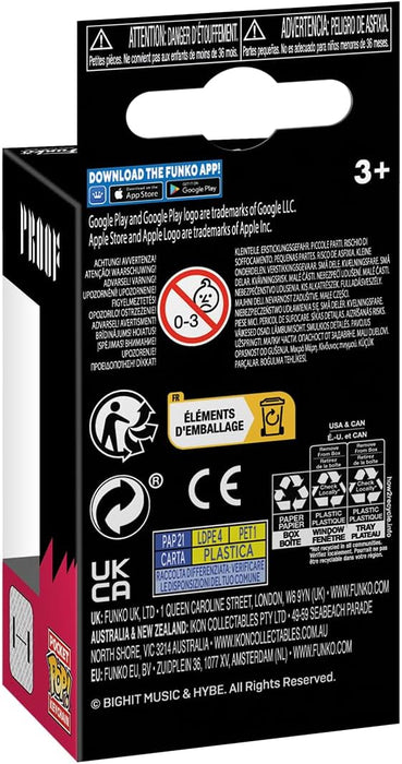 Funko POP! Keychain: BTS - RM - Collectable Vinyl Mini Figure Novelty Keyring - Stocking Filler - Gift Idea - Official Merchandise - Music Fans - Minifigure