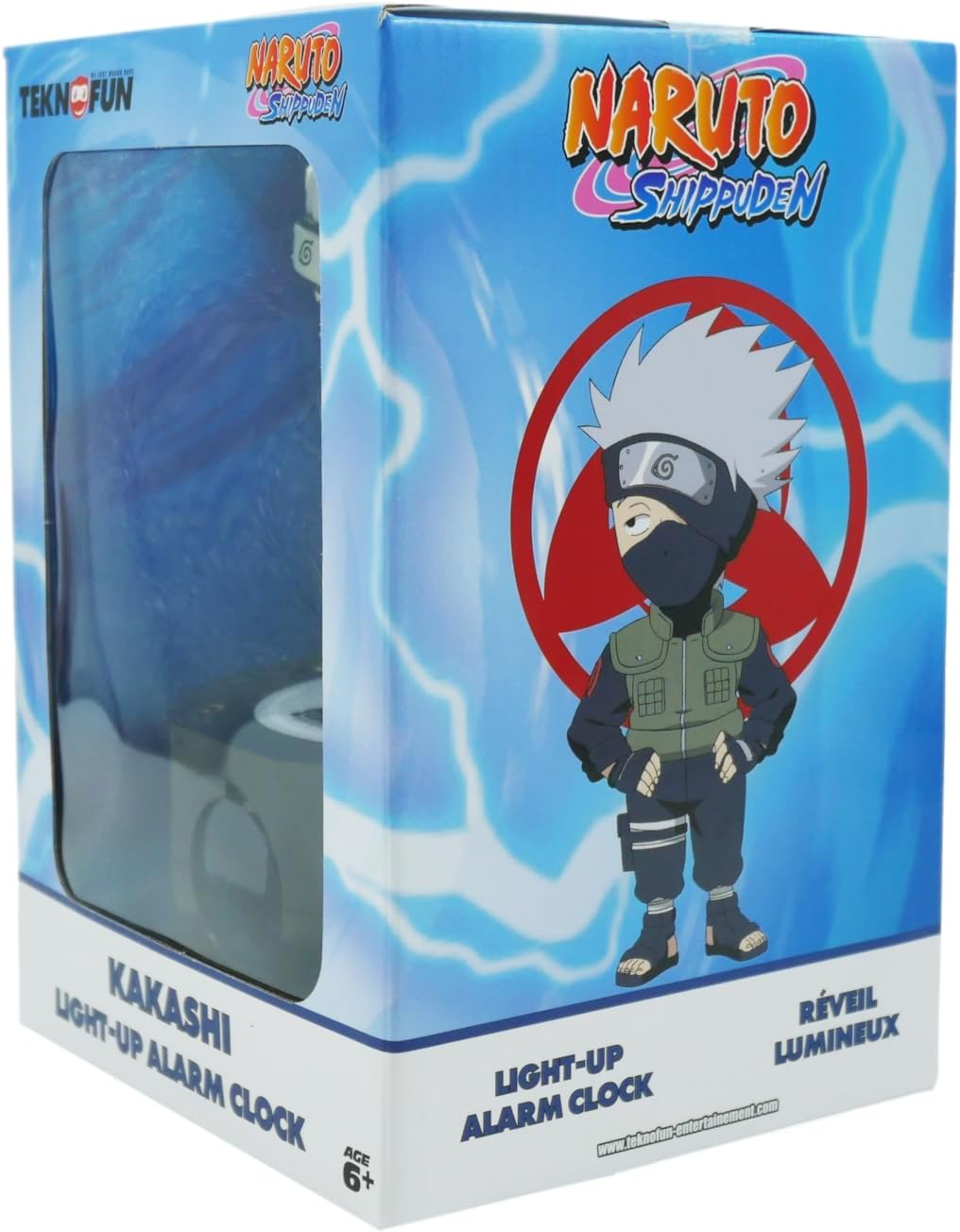 Teknofun Naruto Shippuden alarm clock Luminous Kakashi 18 cm
