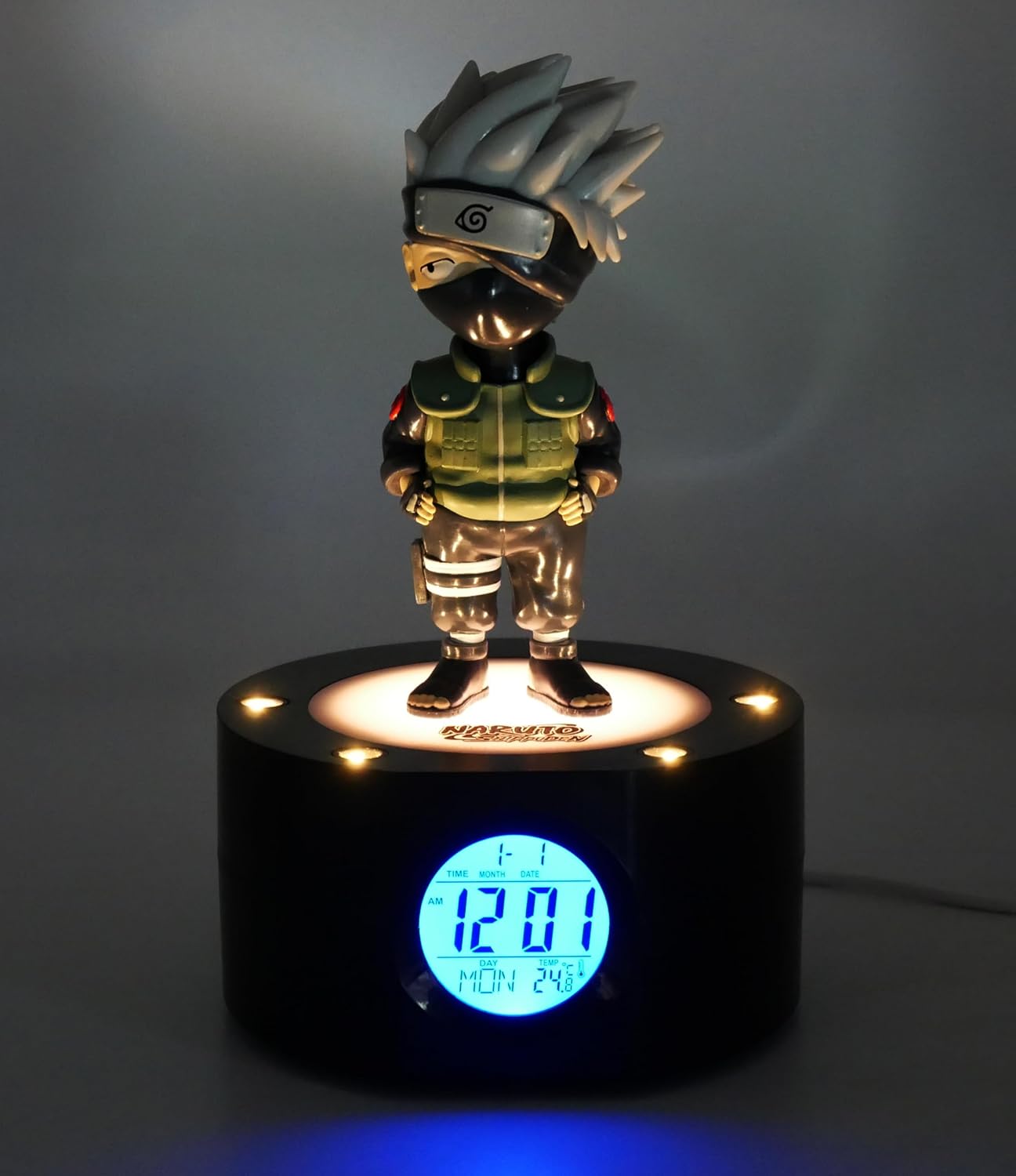 Teknofun Naruto Shippuden alarm clock Luminous Kakashi 18 cm