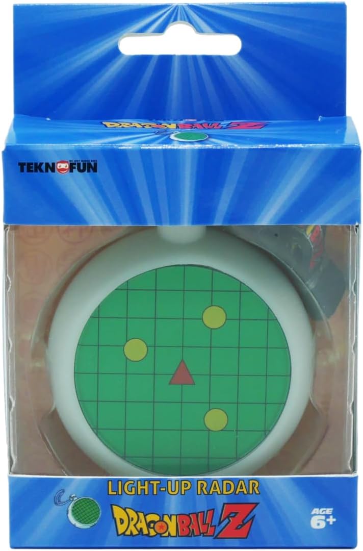 TEKNOFUN - Official Dragon Ball Z License - Luminous radar figurine 8cm - Luminous decoration - Works with 1x CR2032 (Not included) - For Children and Adults - For children from 6 years old - 811625