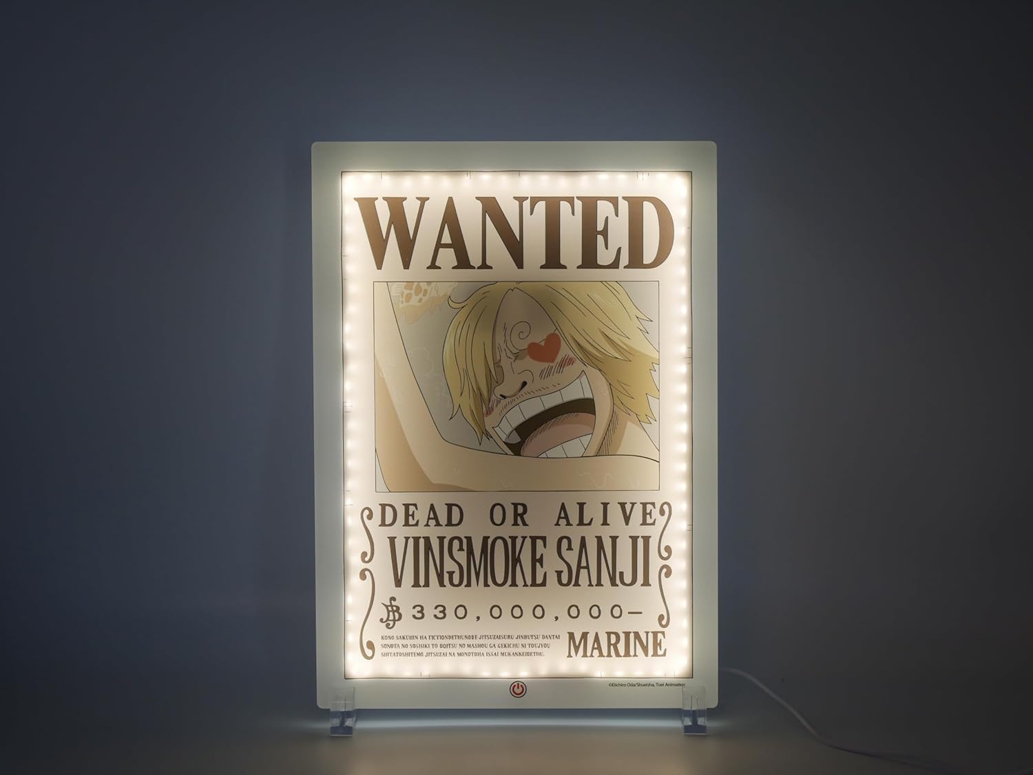 ONE Piece - Sanji - Neon Mural Led - 30 cm