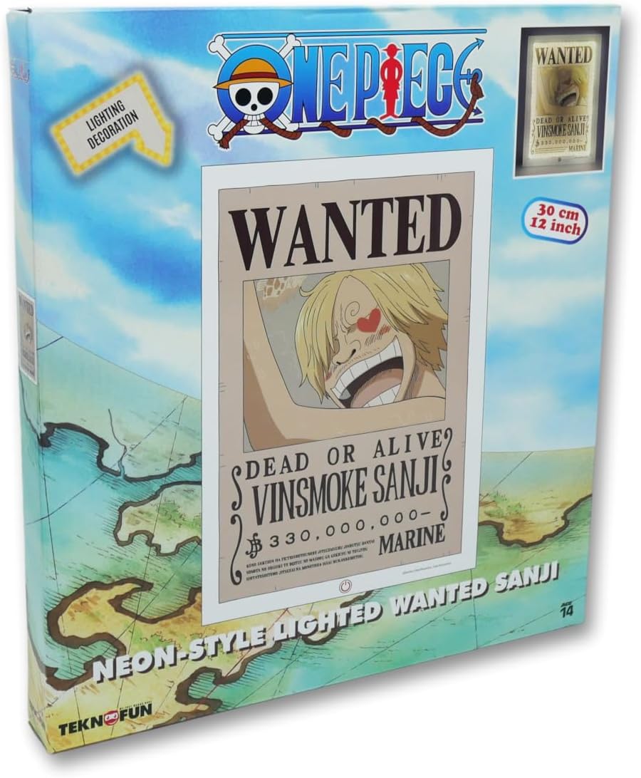 ONE Piece - Sanji - Neon Mural Led - 30 cm