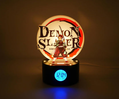 DEMON SLAYER - Tanjiro - Réveil Lumineux LED - 22 cm