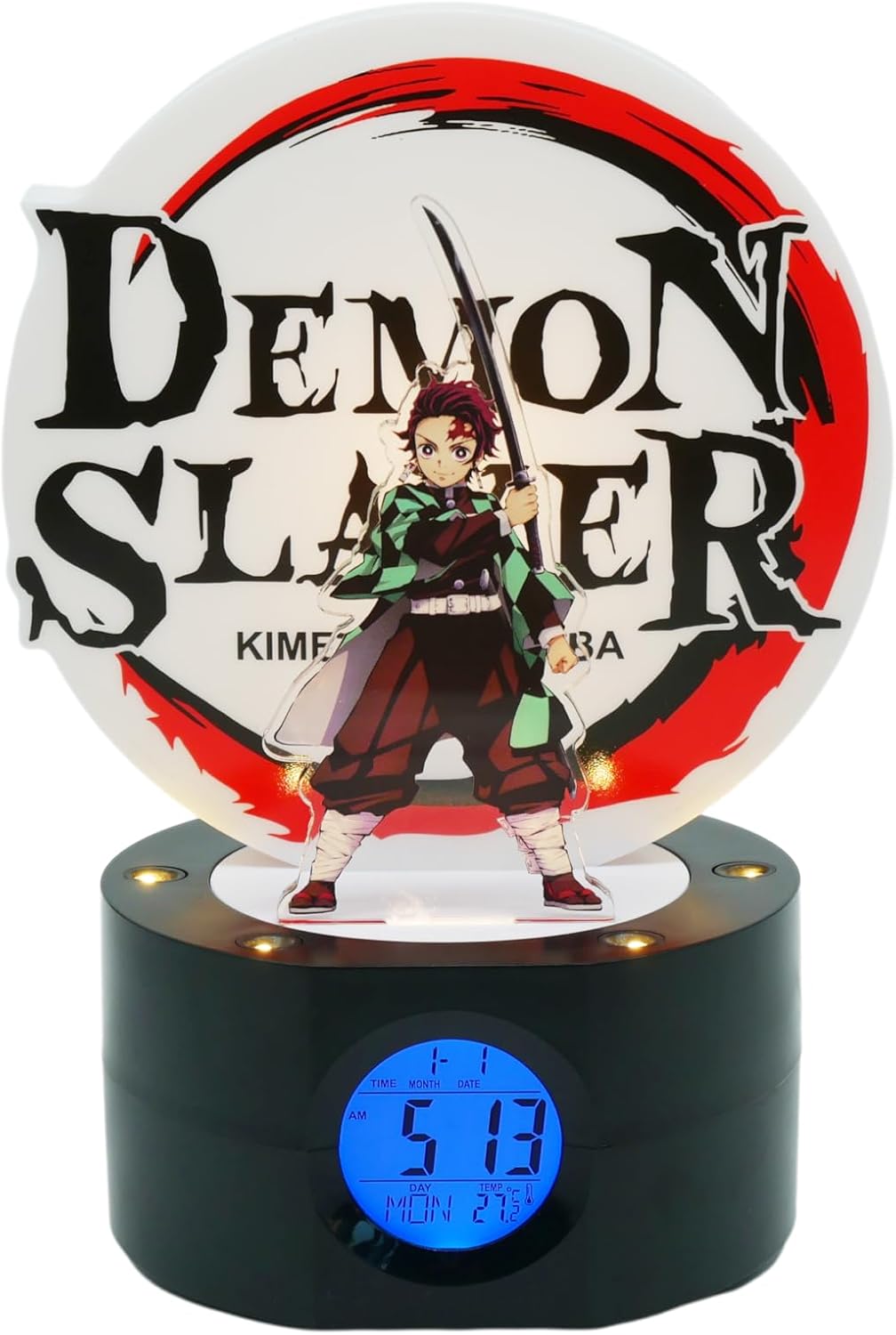 DEMON SLAYER - Tanjiro - Réveil Lumineux LED - 22 cm