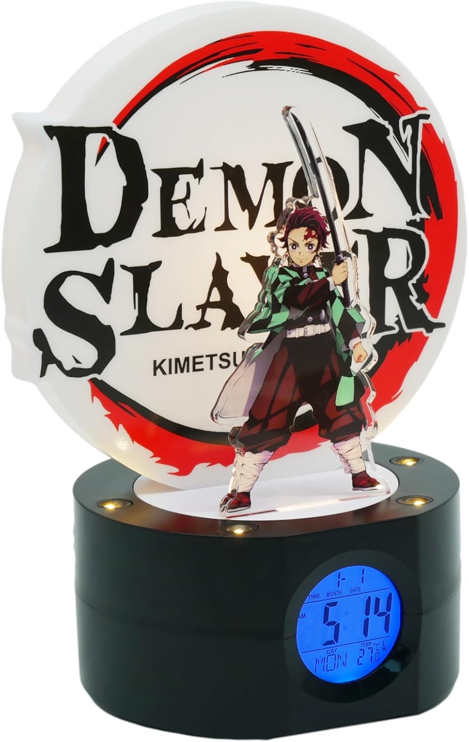 DEMON SLAYER - Tanjiro - Réveil Lumineux LED - 22 cm