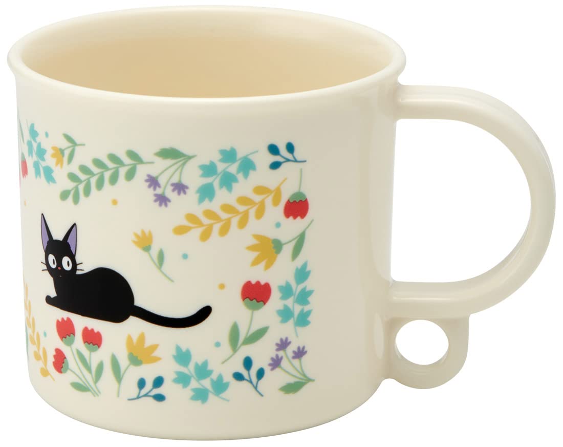 Skater KE5AAG-A Antibacterial Cup, Dishwasher Safe, Kiki's Delivery Service, Botanical, Girls, Made in Japan