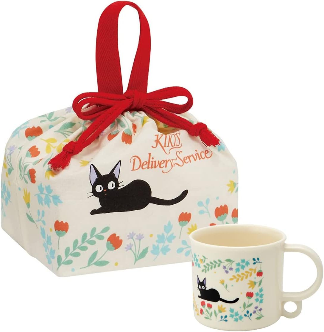 Skater KE5AAG-A Antibacterial Cup, Dishwasher Safe, Kiki's Delivery Service, Botanical, Girls, Made in Japan