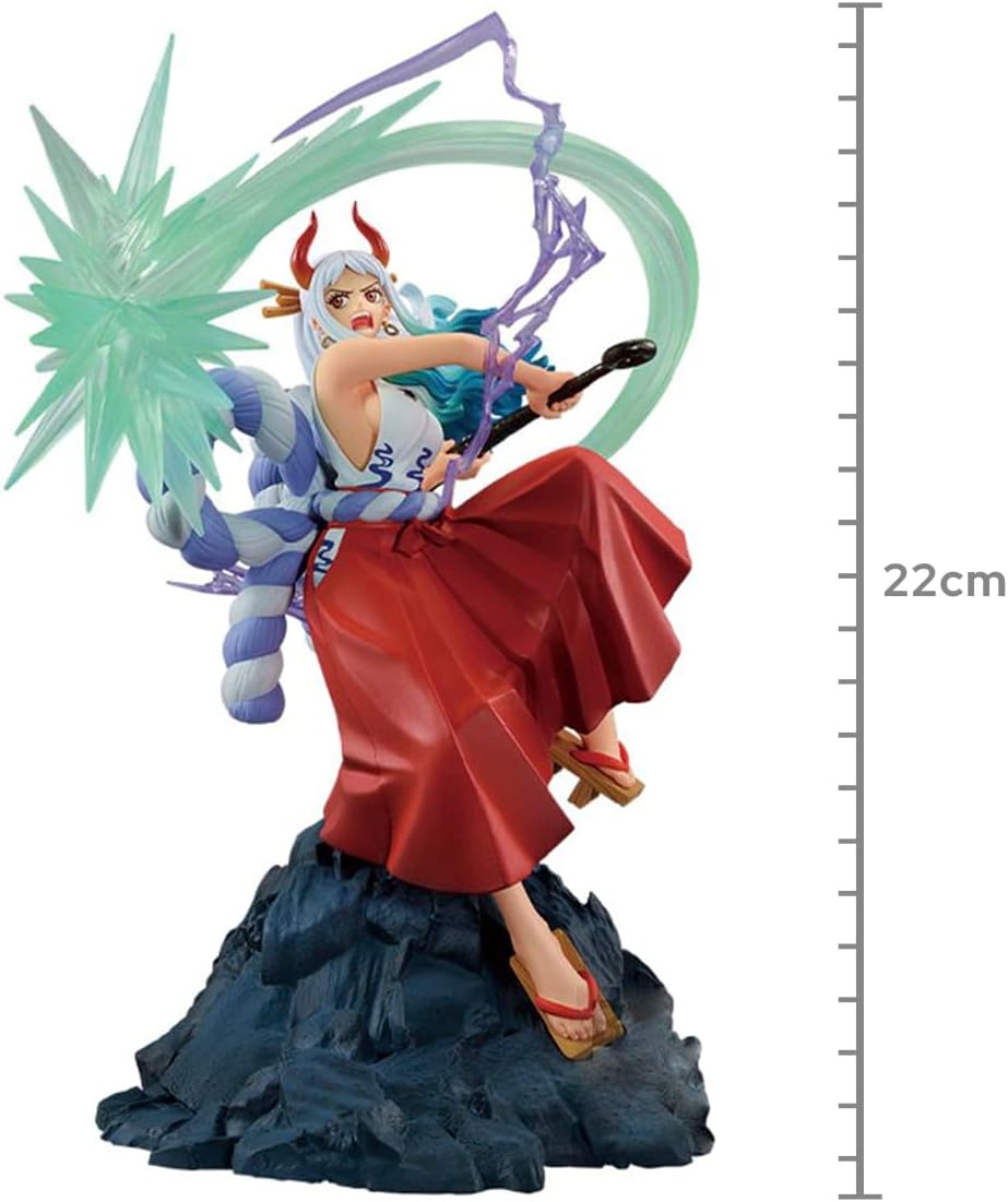 Banpresto One Piece-Yamato The Brush-Figurine Dioramatic 19cm, Multicolore, Mediano