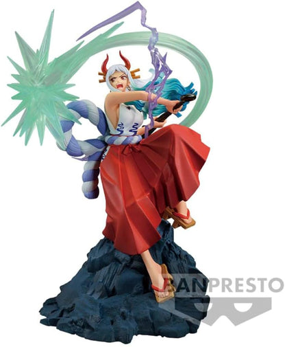 Banpresto One Piece-Yamato The Brush-Figurine Dioramatic 19cm, Multicolore, Mediano