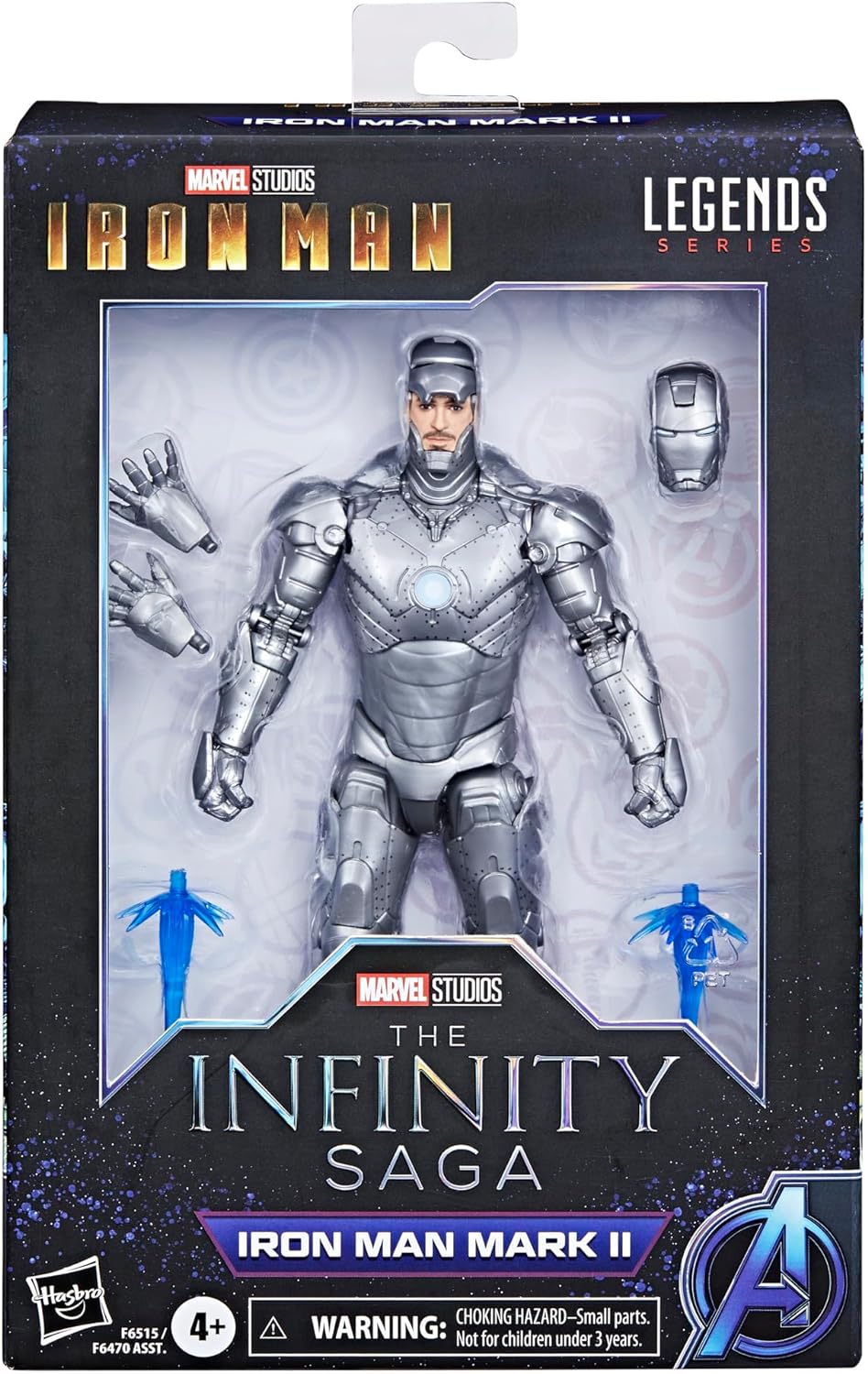 Marvel Hasbro Legends Series Iron Man Mark II, Iron Man Collectible 6 Inch Action Figures, Legends Action Figures