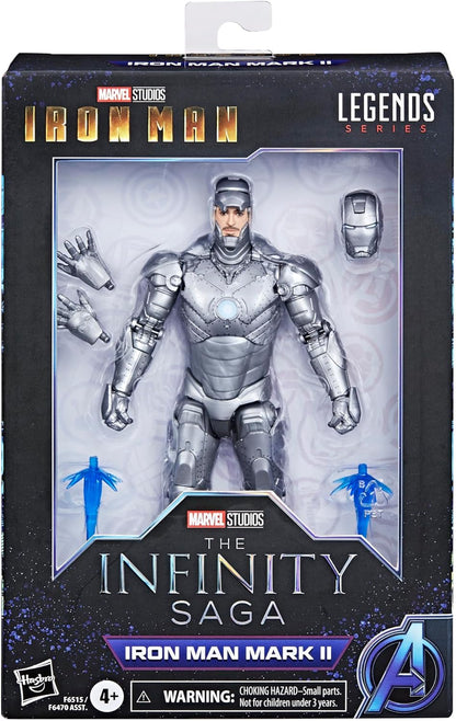 Marvel Hasbro Legends Series Iron Man Mark II, Iron Man Collectible 6 Inch Action Figures, Legends Action Figures
