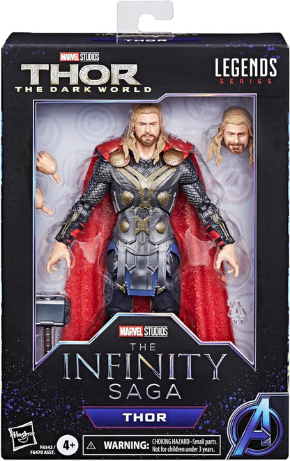 Marvel Hasbro Legends Series Thor, Thor: The Dark World Collectible 6 Inch Action Figures, Legends Action Figures