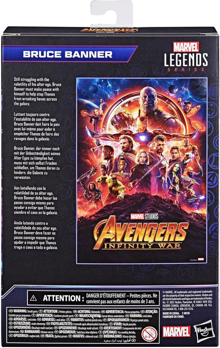Hasbro Marvel Legends Series, Bruce Banner, Action Figure Marvel Legends inspiradas en la película Avengers: Infinity War, 15 cm