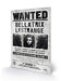 Pyramid Harry Potter - Bellatrix Wanted - Impression sur Bois 20x29.5